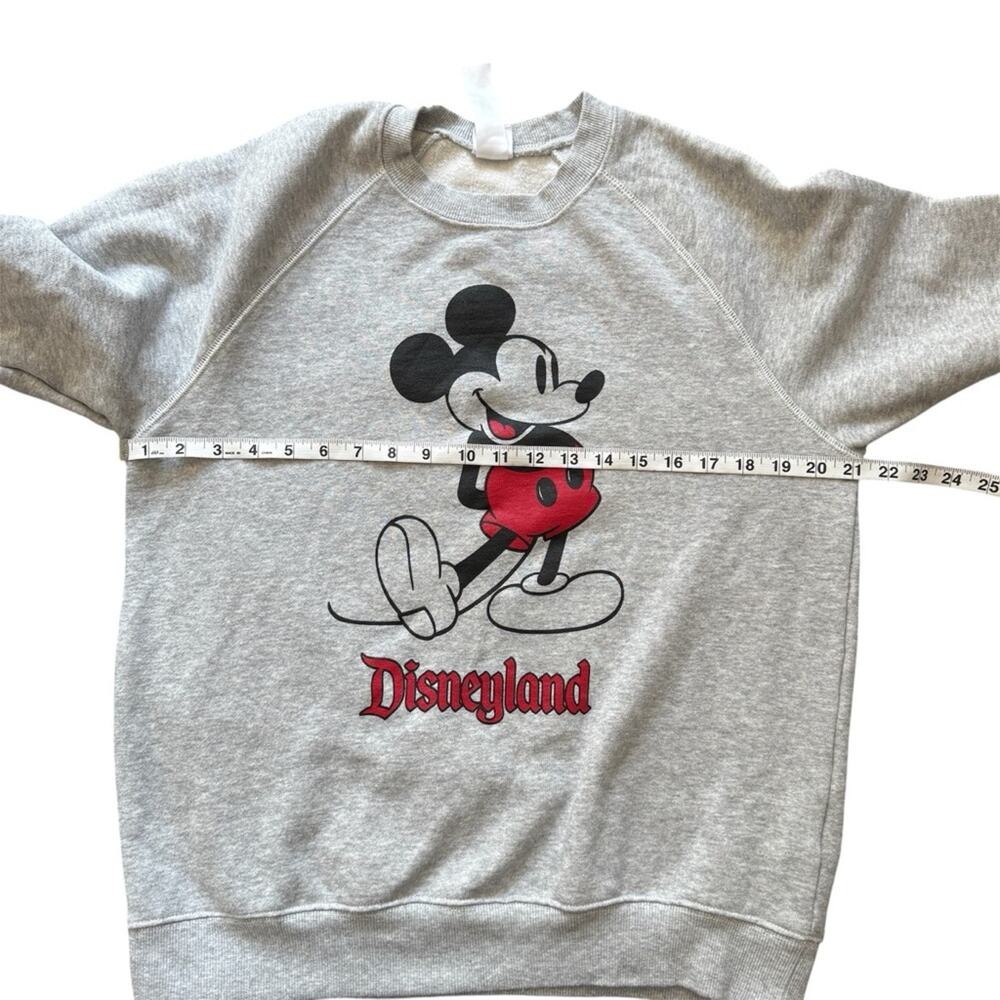 Disneyland Women’s Gray Crewneck Sweatershirt With Mickey Mouse Medium Disney - Picture 7 of 10